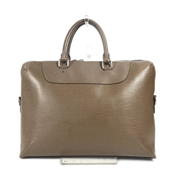 LOUIS VUITTON Brown Leather Tote Bag - Picture 1 of 16